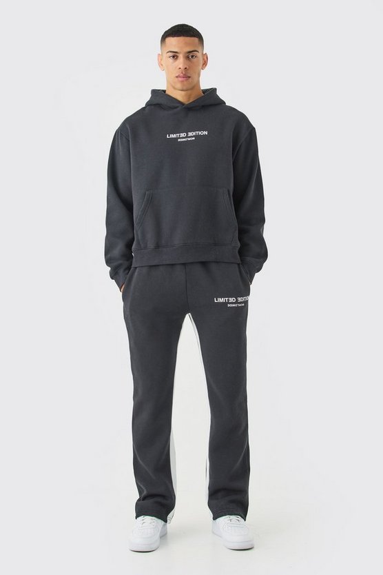 Kastiger Oversize Limited Trainingsanzug mit Kapuze