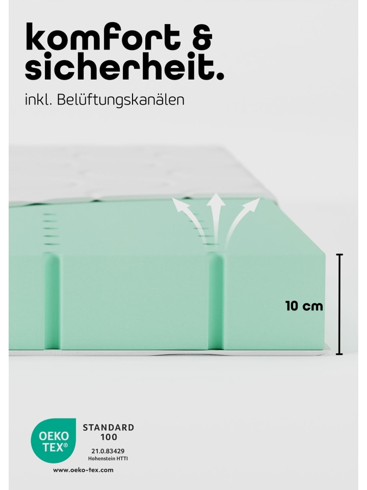 Sämann Sämann Laufgitter faltbar mit SleepPlus Matratze - grau günstig kaufen 100x100 cm