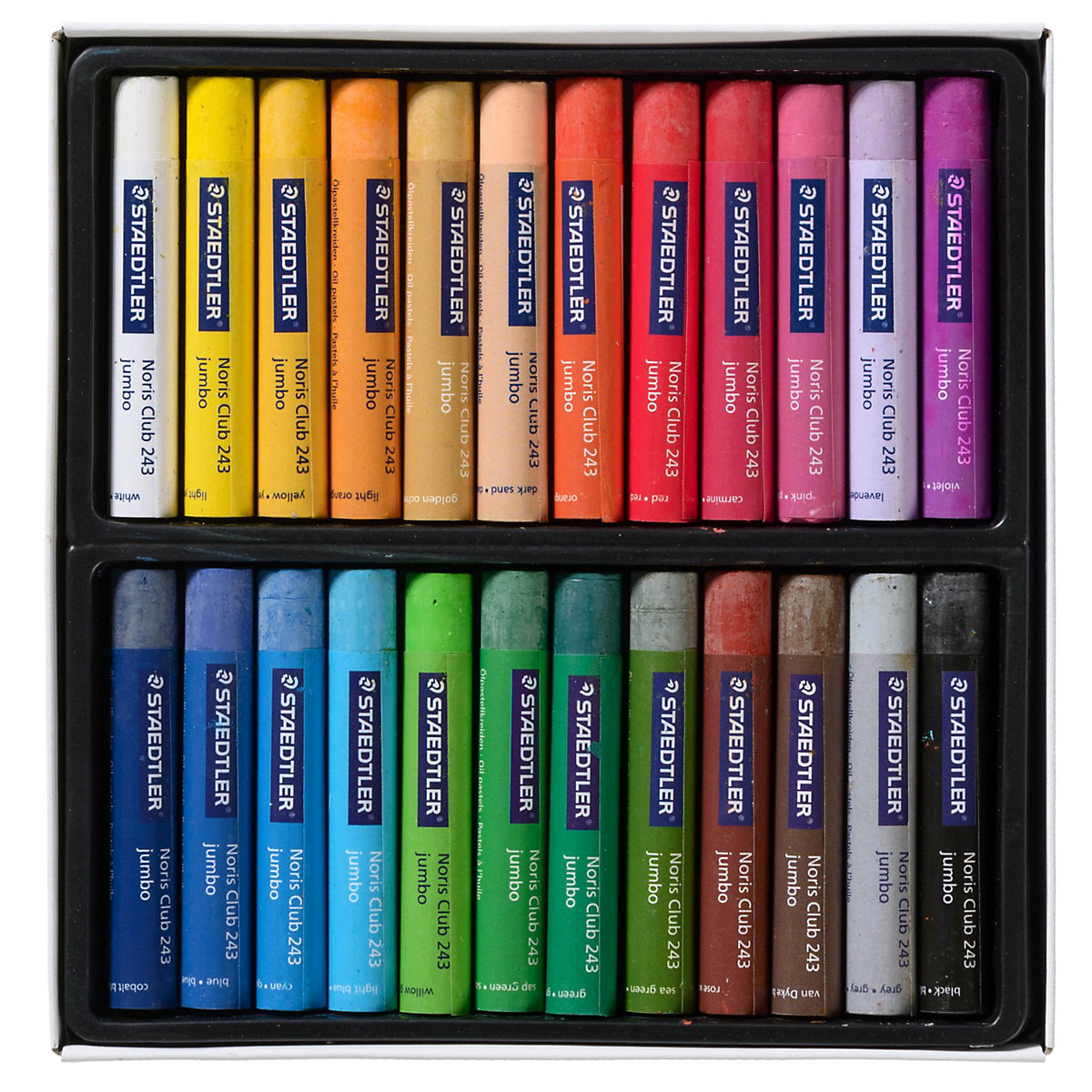 Jumbo-Öl-Pastellkreiden Noris® Club, 24 Farben