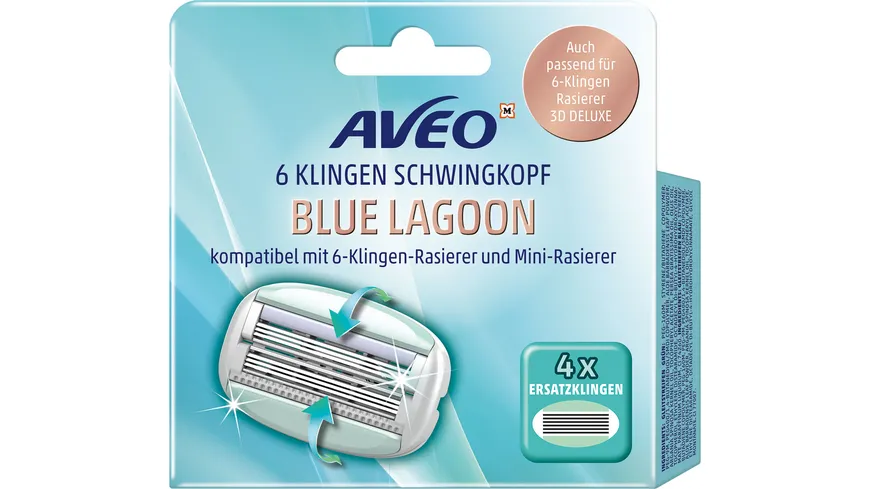 AVEO Blue Lagoon Rasierklingen Damen Ersatzklingen