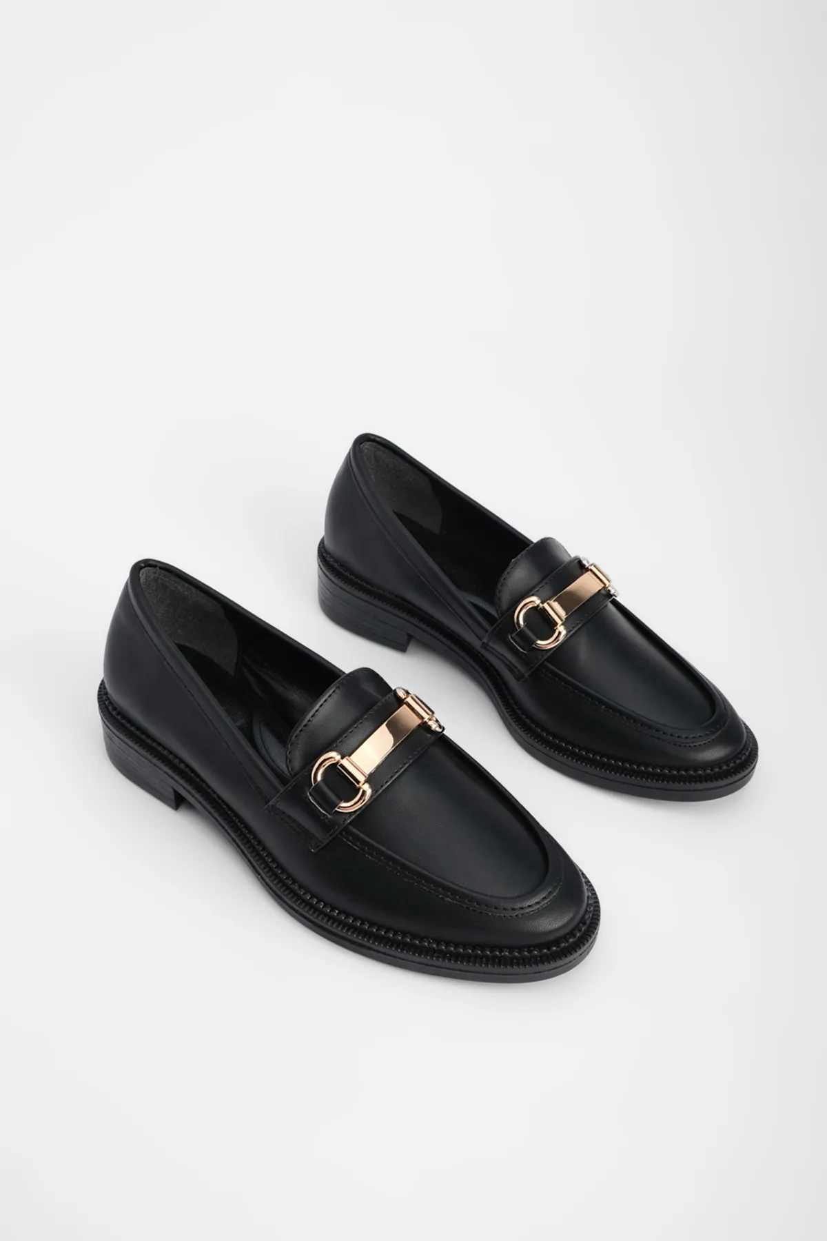 Marjin  Loafer - Schwarz - Blockabsatz