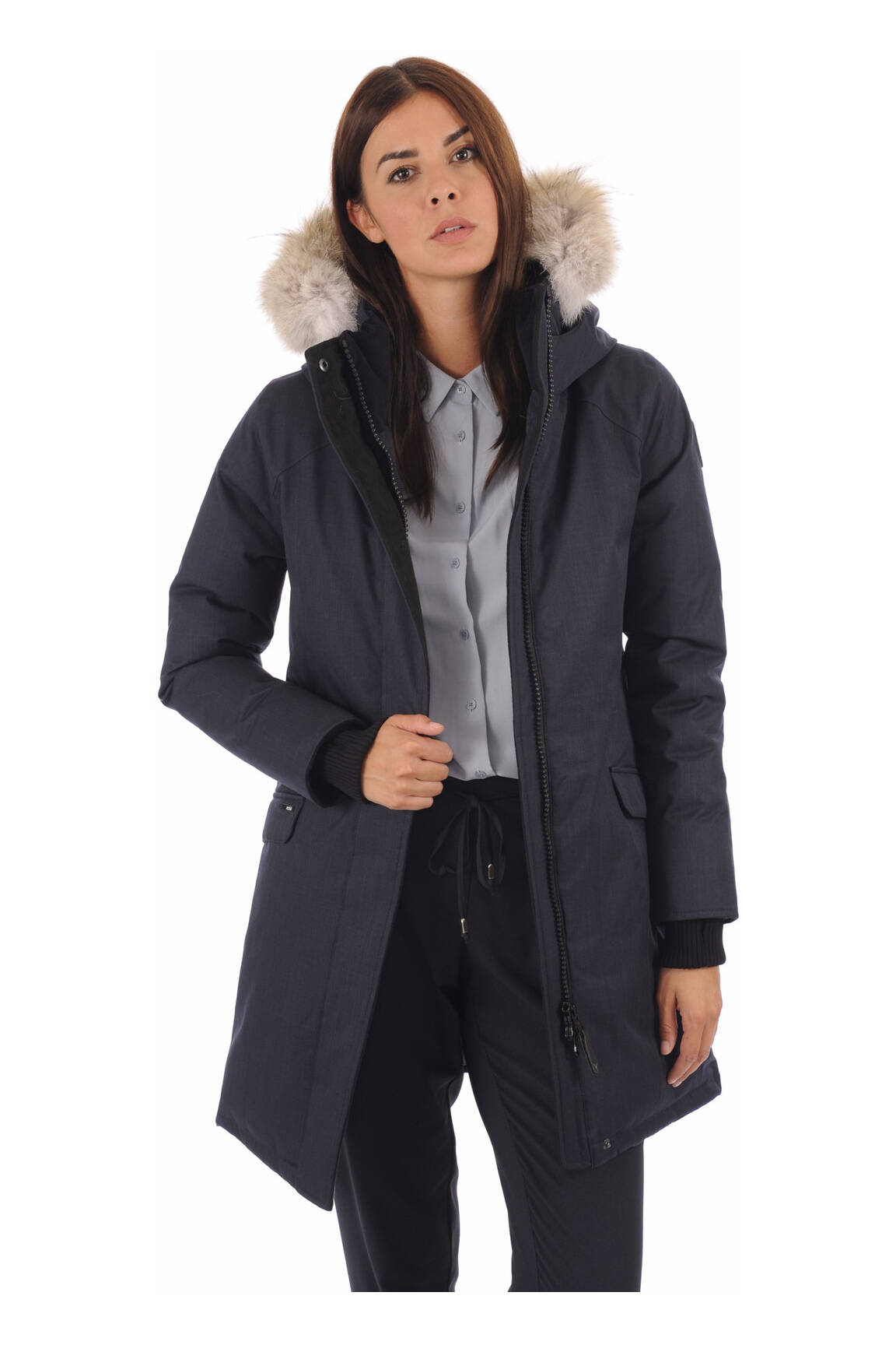 Nobis Parkas Femme couleur bleu
