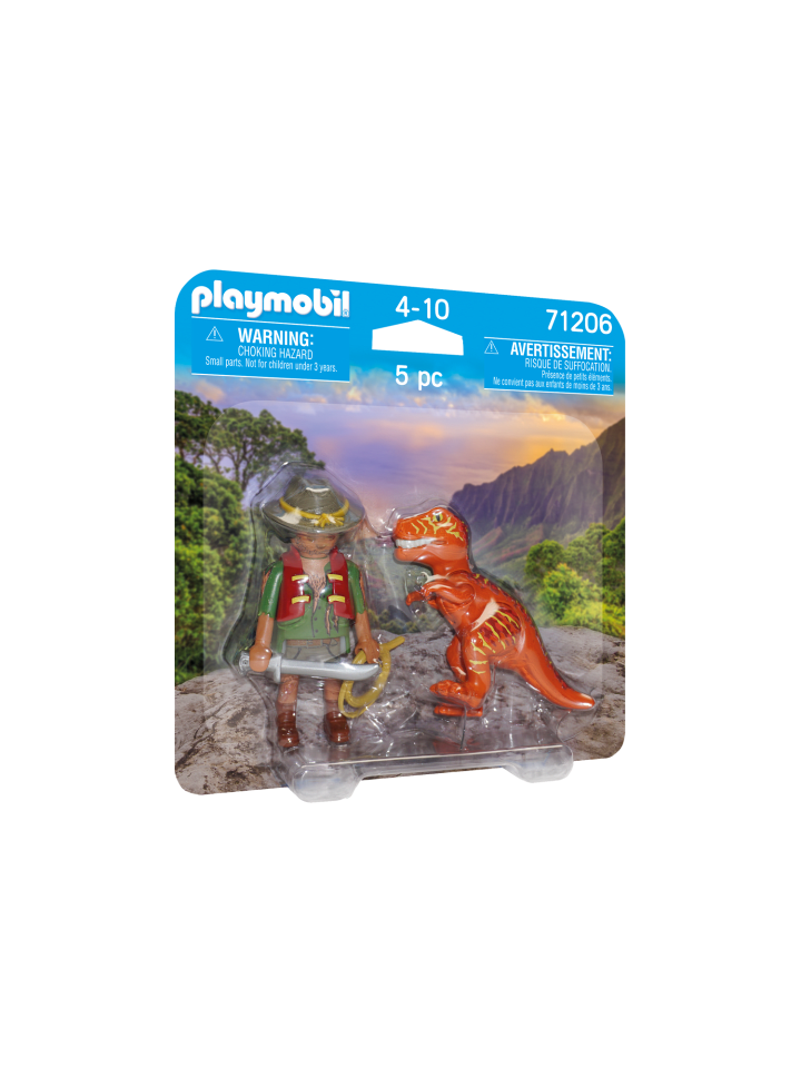 Playmobil Abenteurer mit T-Rex in Mehrfarbig ab 4 Jahre günstig kaufen onesize