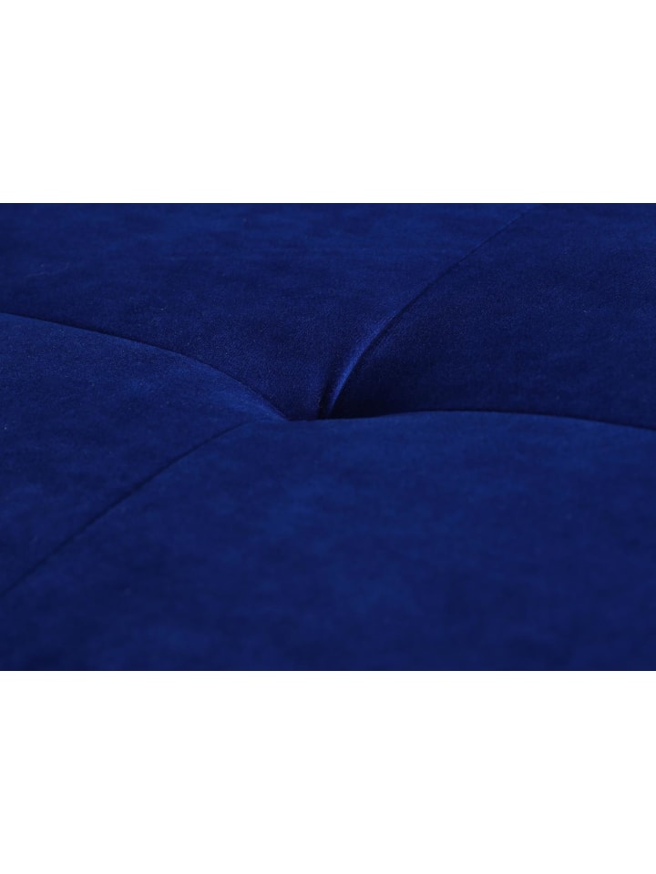MCW Ecksofa 3-Sitzer J54, Samt blau günstig kaufen onesize