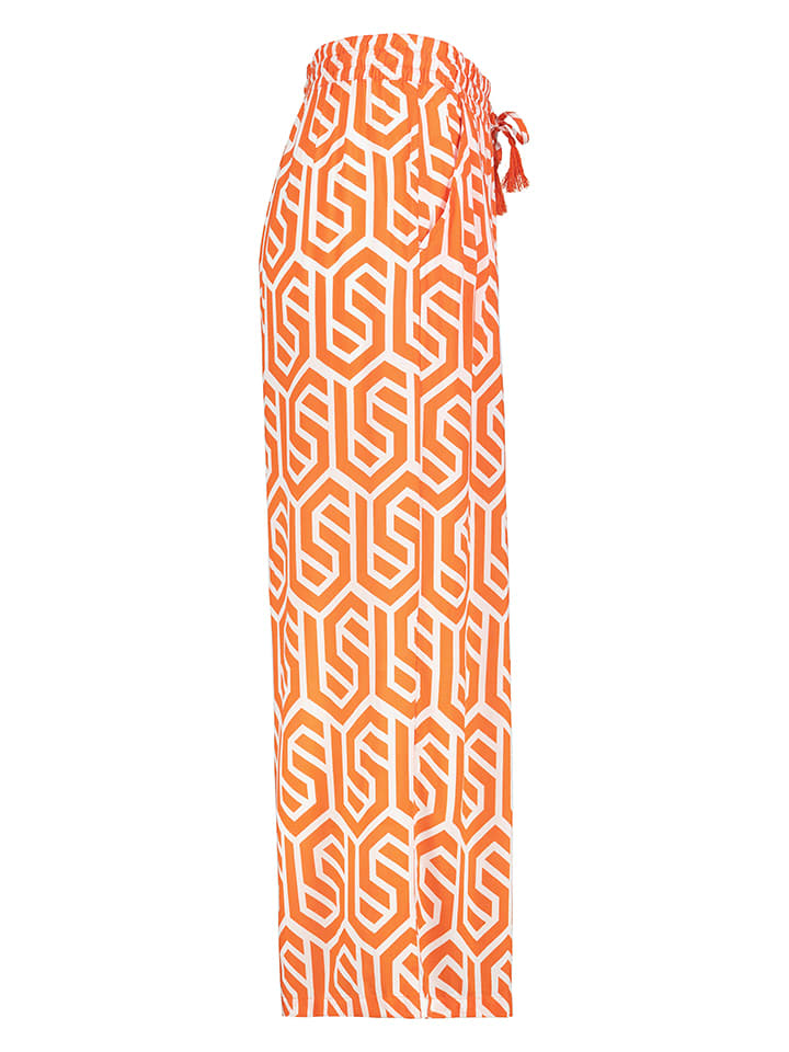 Sublevel Hose in Weiß/ Orange günstig kaufen