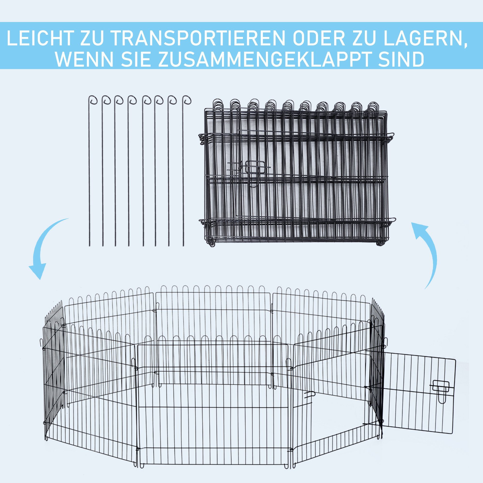 PawHut Freigehege Freilaufgehege