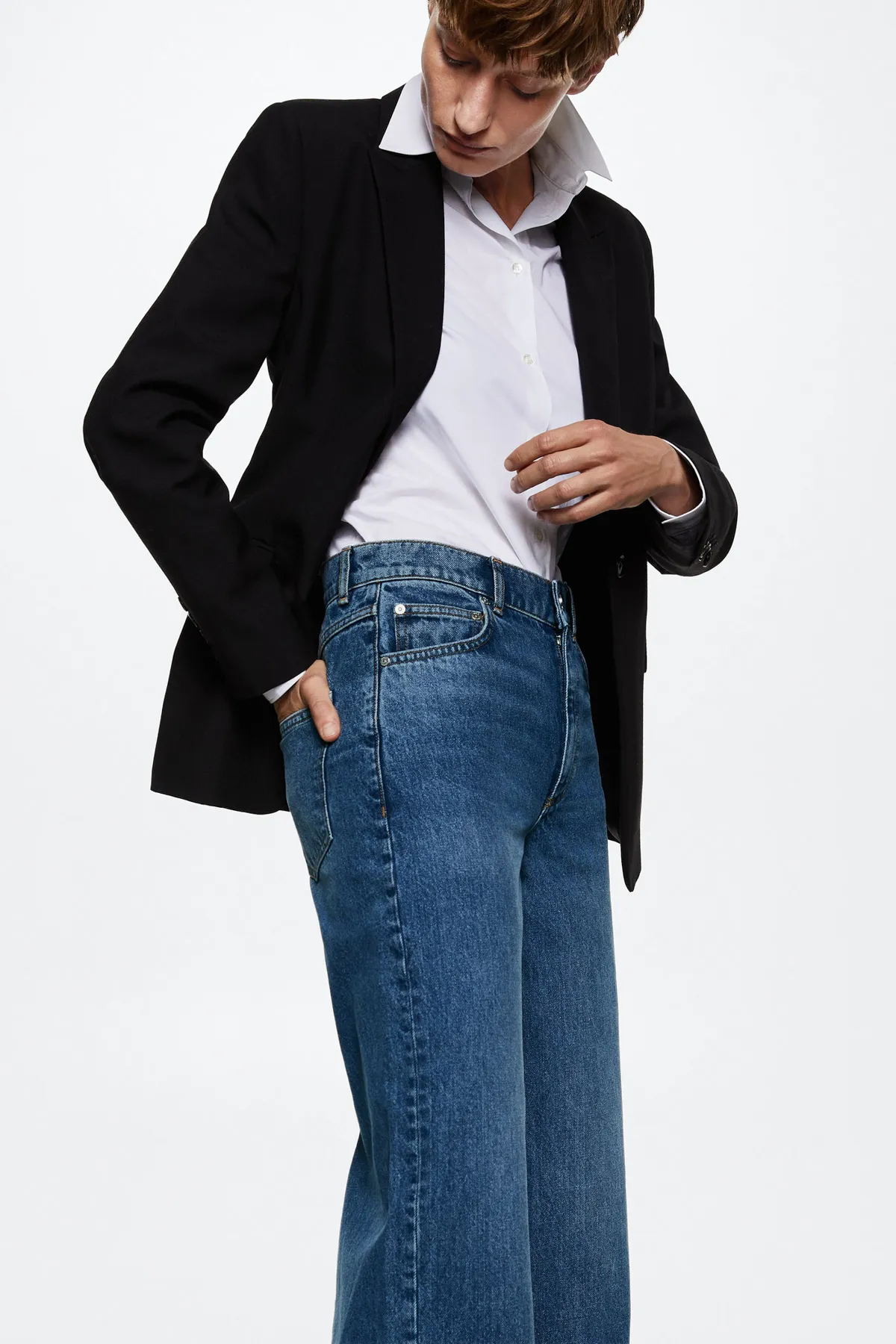 MANGO  Jeans - Blau - Wide Leg