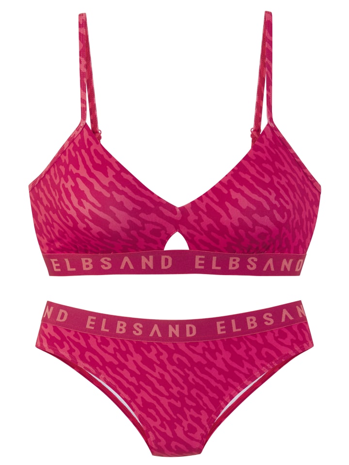 ELBSAND Bustier-Bikini in hummer bedruckt günstig kaufen