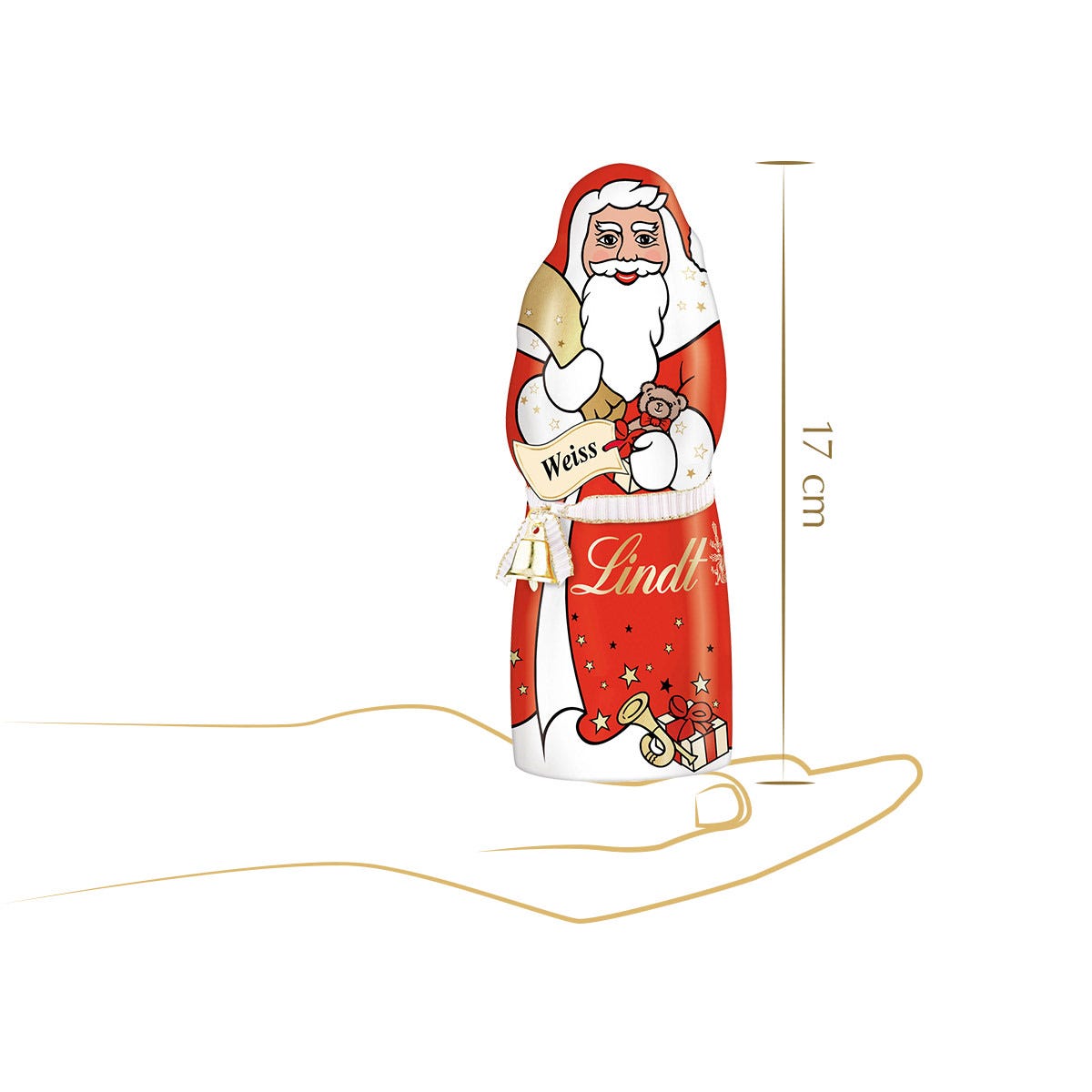 Weihnachtsmann Weiß, 125g