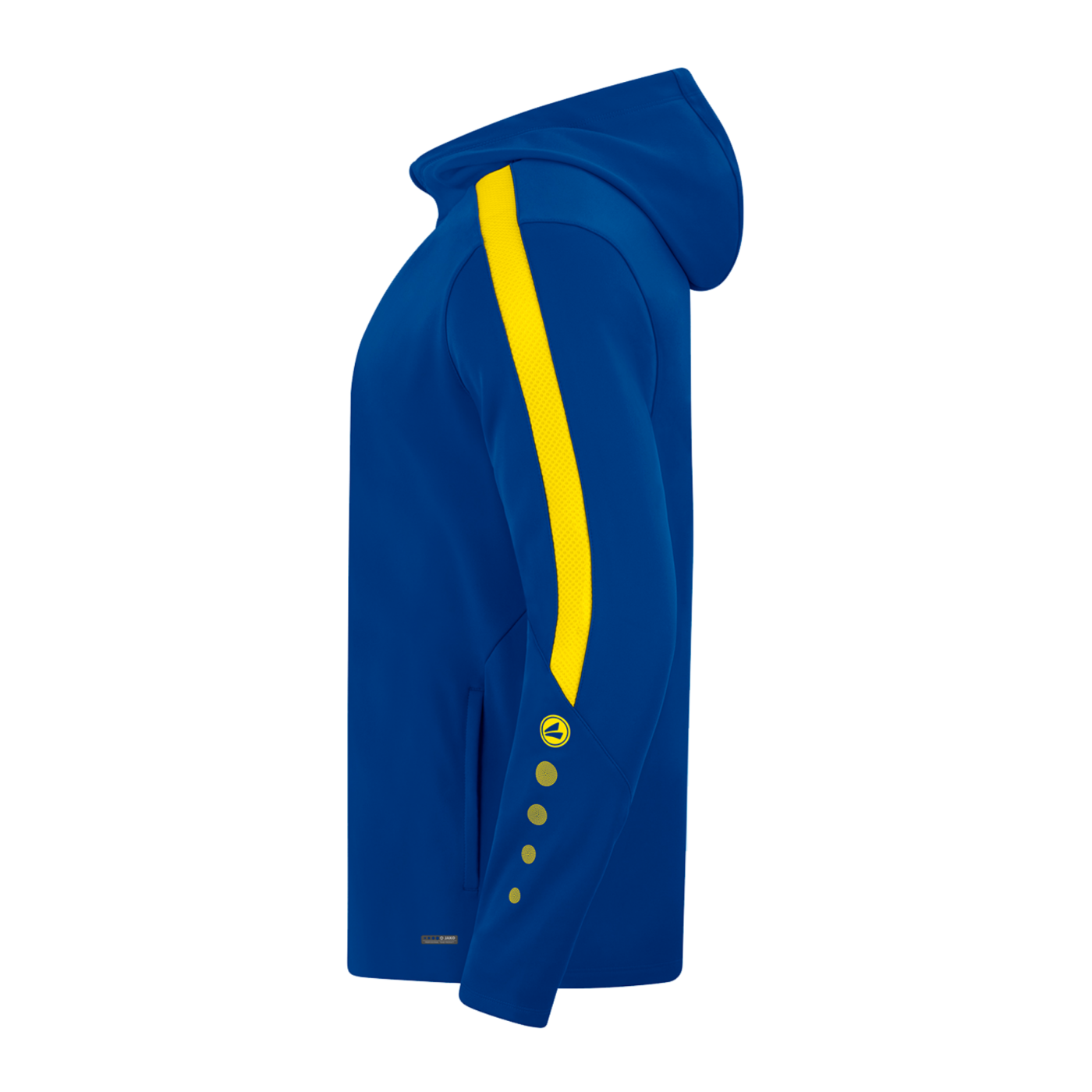 JAKO Power Kapuzenjacke Kids Blau Gelb F404