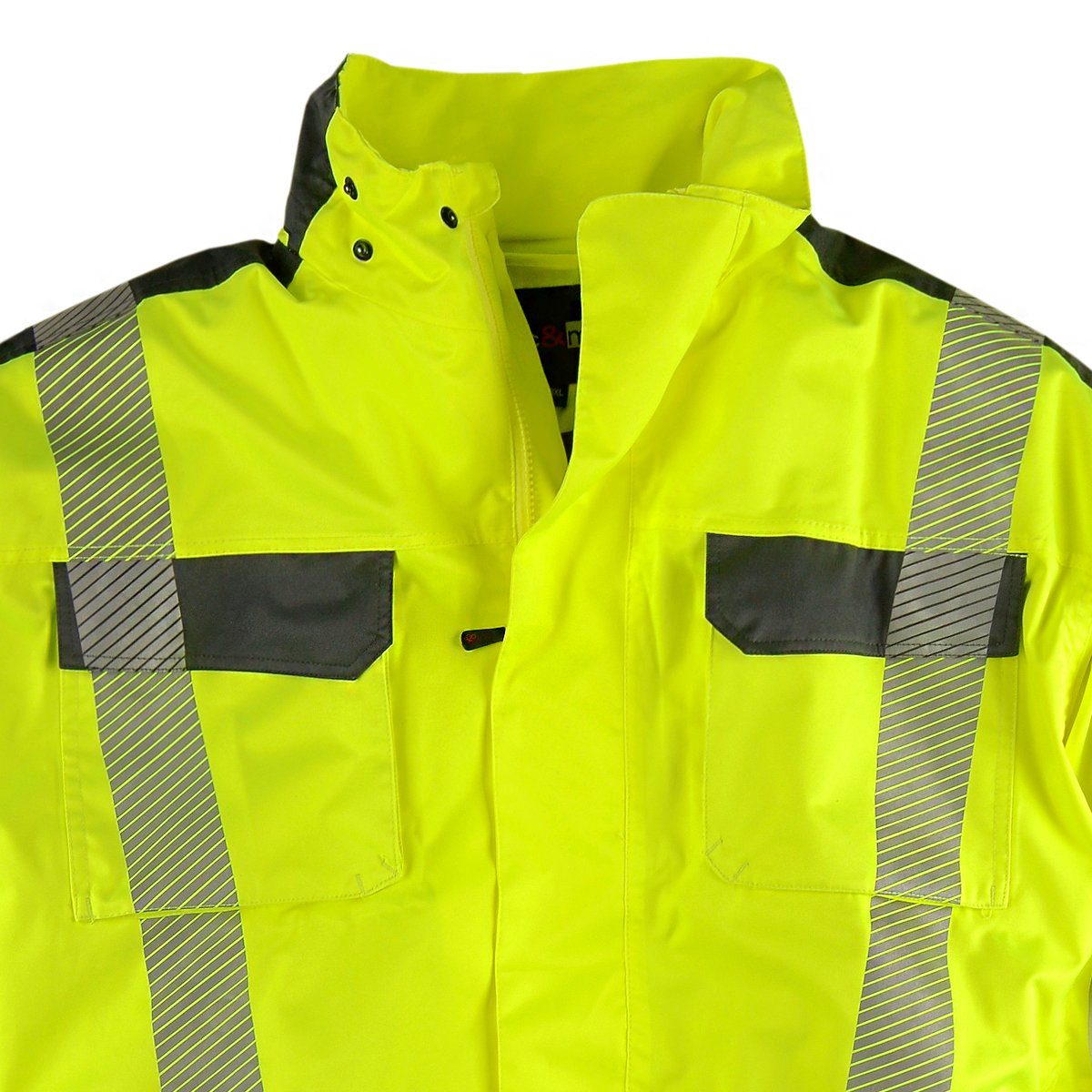 ABRAXAS Arbeitsjacke Marc&Mark XXL Funktions-Warnschutz-/Arbeitsjacke gelb