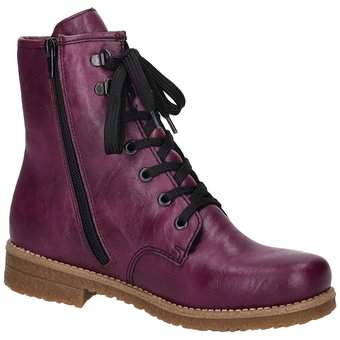 Rieker Schnürstiefelette in lila