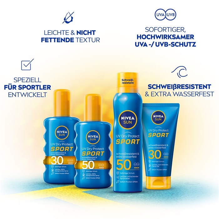 UV Dry Protect Sport Transparent LSF 30