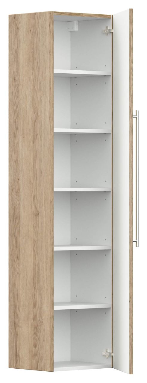 Posseik Badmöbel-Set Teramo 100 cm (3-teilig) eiche hell seidenglanz EEK: F