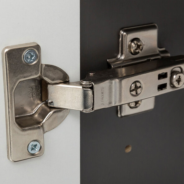 Hängeschrank Bristol, 40 cm, matt grau/grafitgrau