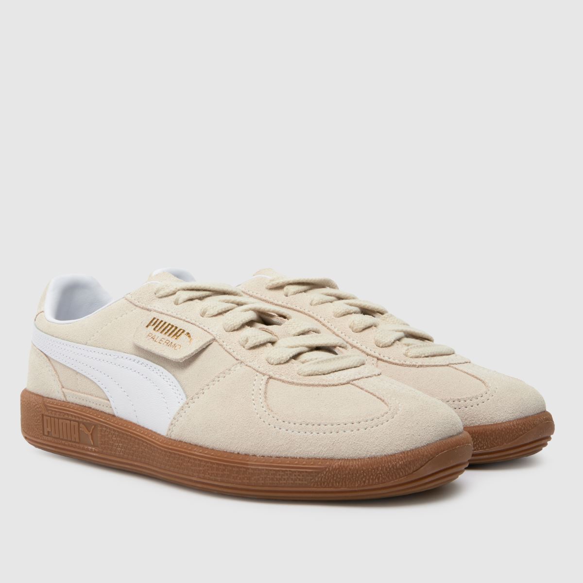 PUMA – Palermo – Beige träningsskor