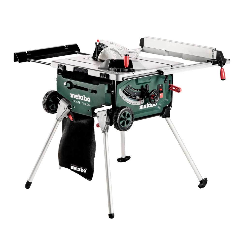 METABO18V Brushless 2 x 5.5Ah 254mm Saw Table Kit AU61302500