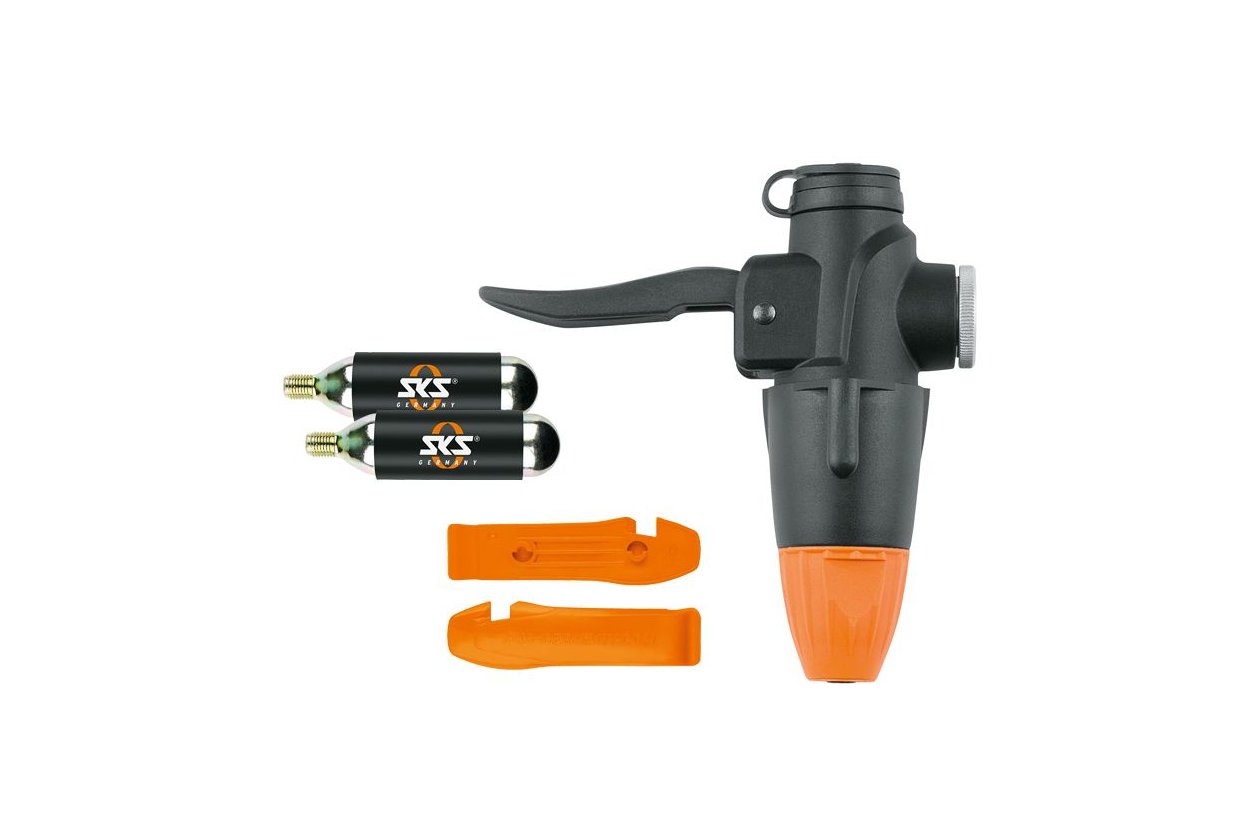 SKS Tl-Head-Set Pumpenkopf fu00fcr Standpumpen + CO2 Kartuschenpumpe