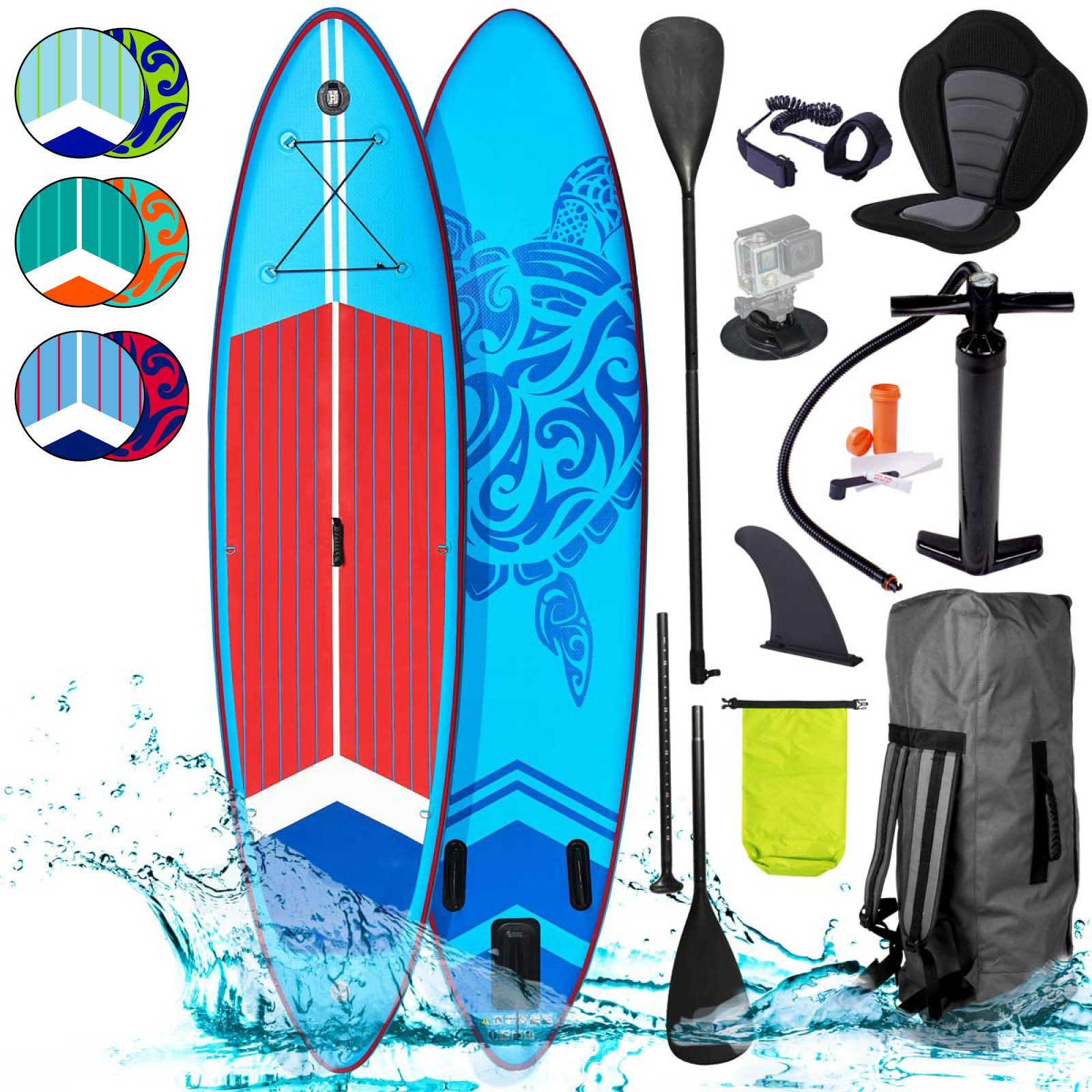 BRAST SUP-Board BRAST SUP Board SUPER Set Aufblasbares Stand up Paddle
