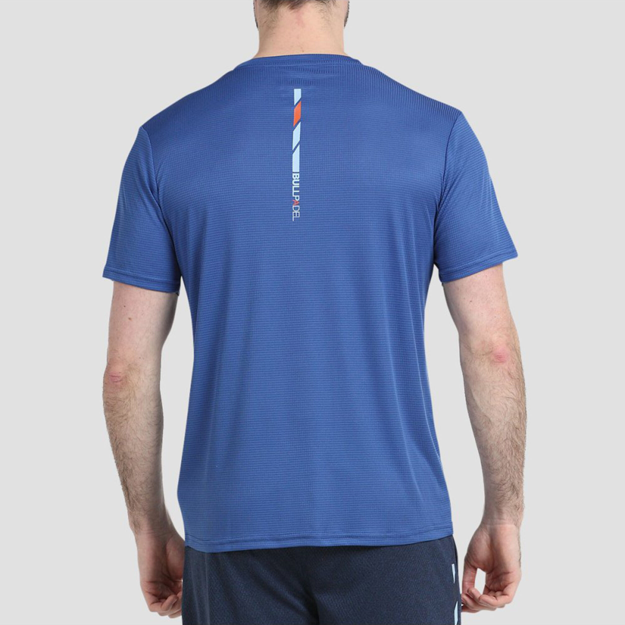 Lacar T-Shirt Herren - Blau, Orange