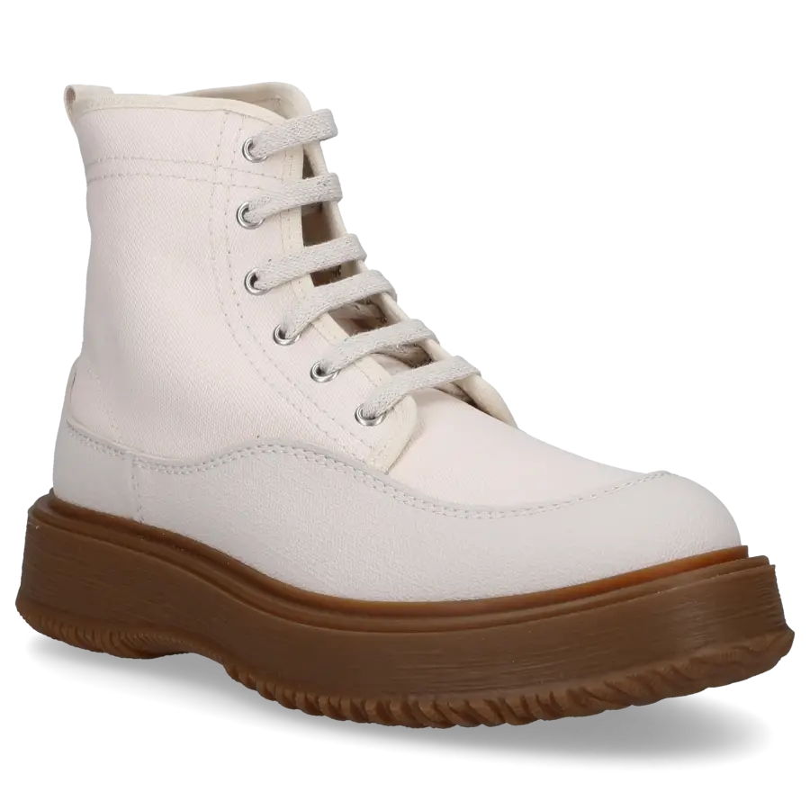 Hogan - Stiefeletten H602 Canvas - beige