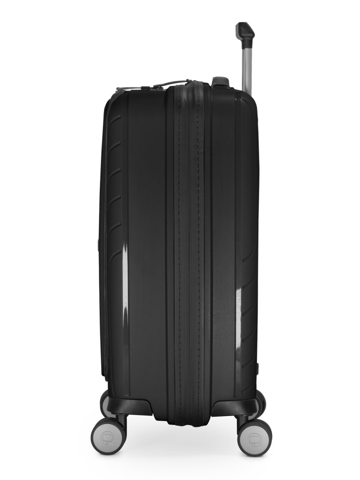 Hauptstadtkoffer TXL - leichtes Handgepäck Laptop-Fach Kabinenkoffer TSA 55cm 40L in Schwarz günstig kaufen S
