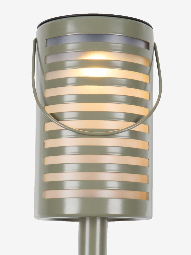 SUNFLOWER Solcellelampe SUNFLOWER Ø8xH39cm grønn