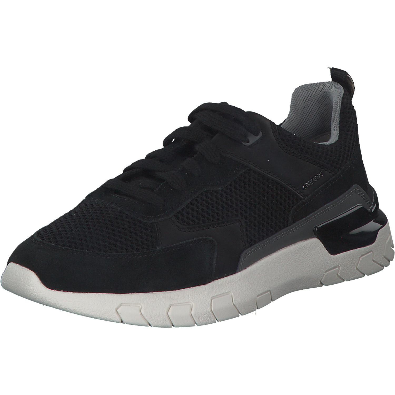 Geox U158ZC, Sneakers Low, Herren, Schwarz (Black)