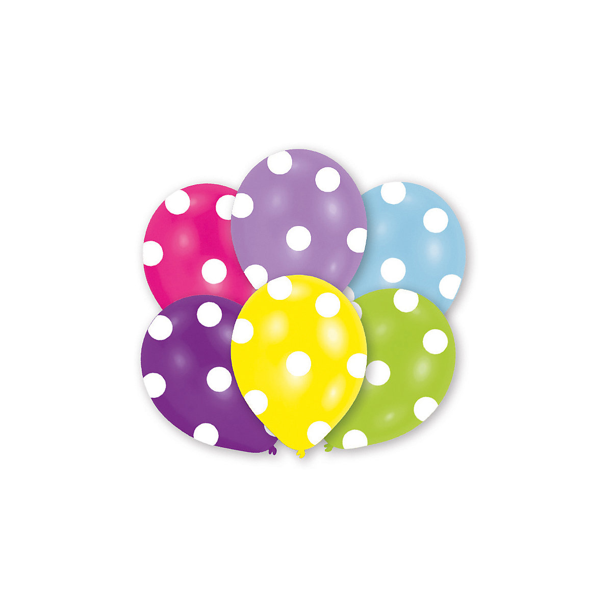 Ballons Polka, 6 Stück