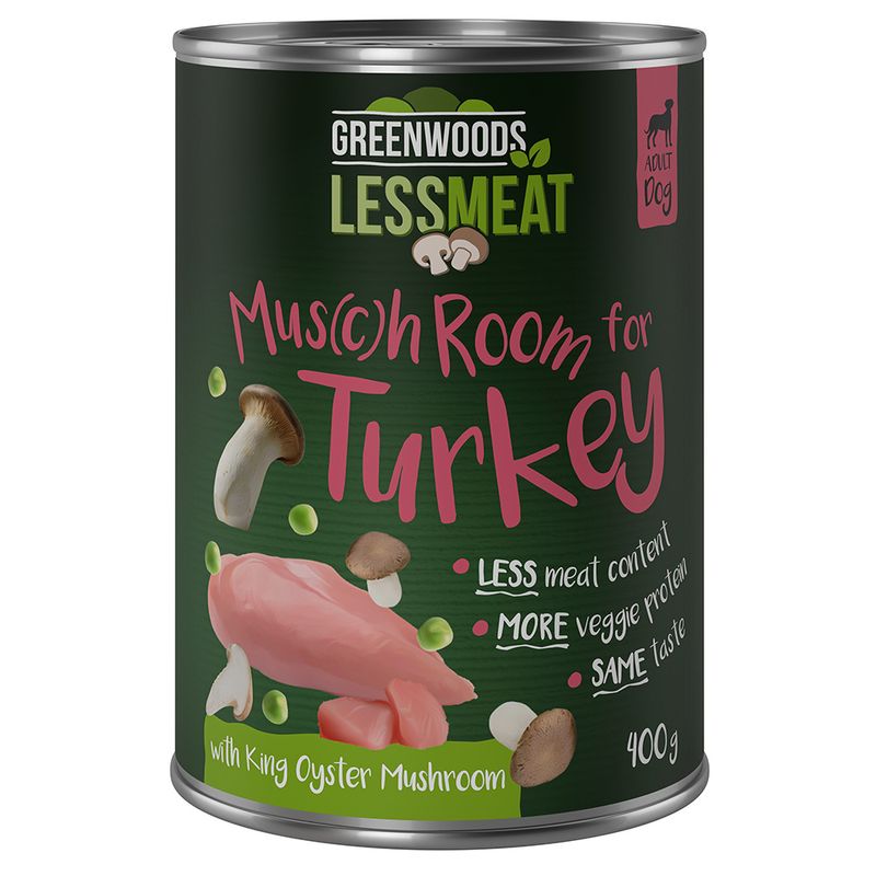 Greenwoods Less Meat Mushrooms Kräuterseitling 6 x 400 g
