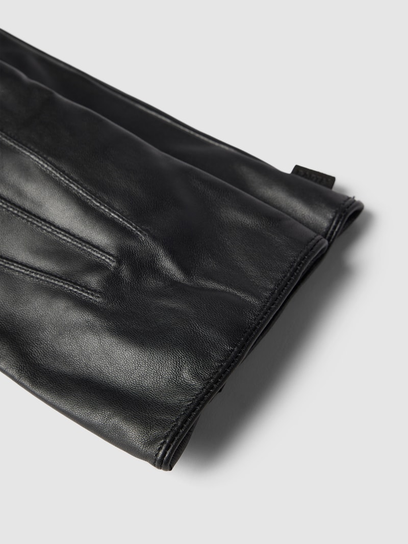 Handschuhe aus Leder Modell 'Birdsville' in schwarz