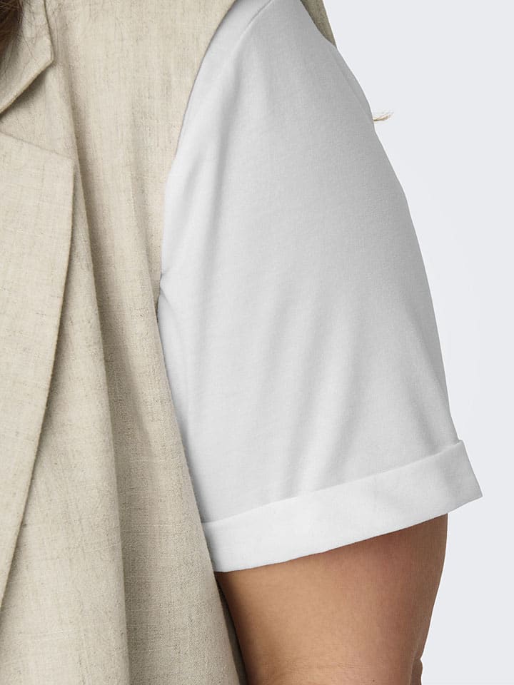 ONLY Carmakoma Shirt in Weiß günstig kaufen