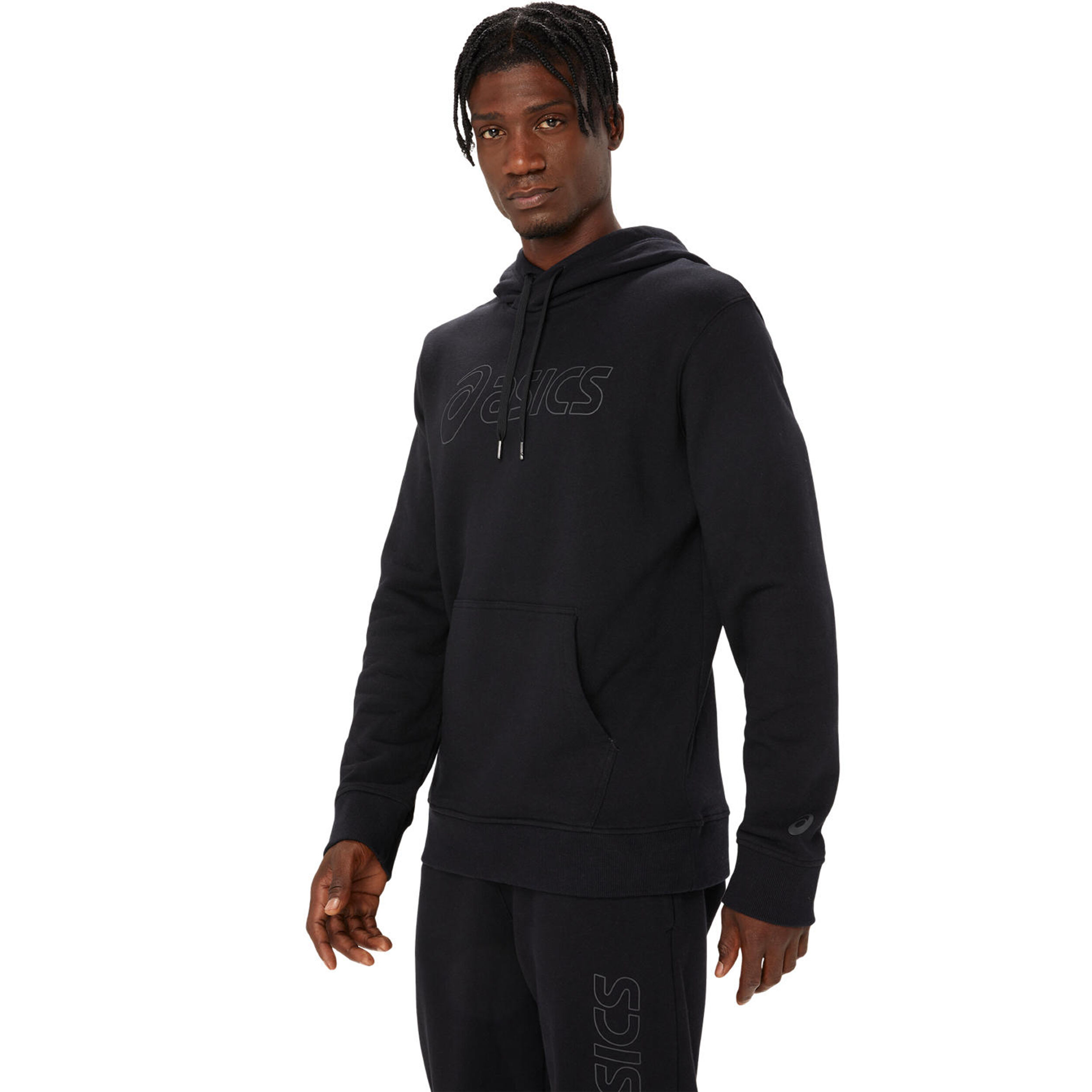 Logo Hoody Herren - Schwarz, Grau