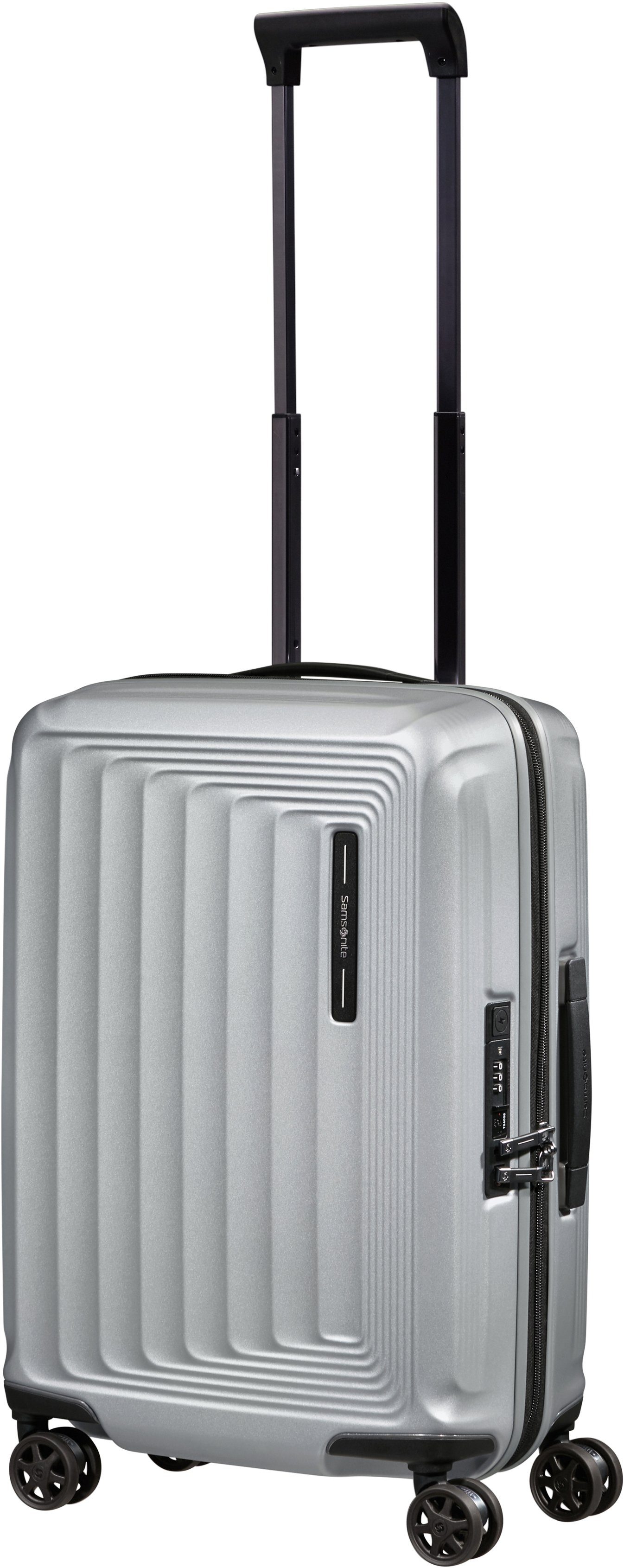 Samsonite Hartschalen-Trolley Nuon, 55 cm, 4 Rollen, mit Volumenerweiterung und USB-Schleuse