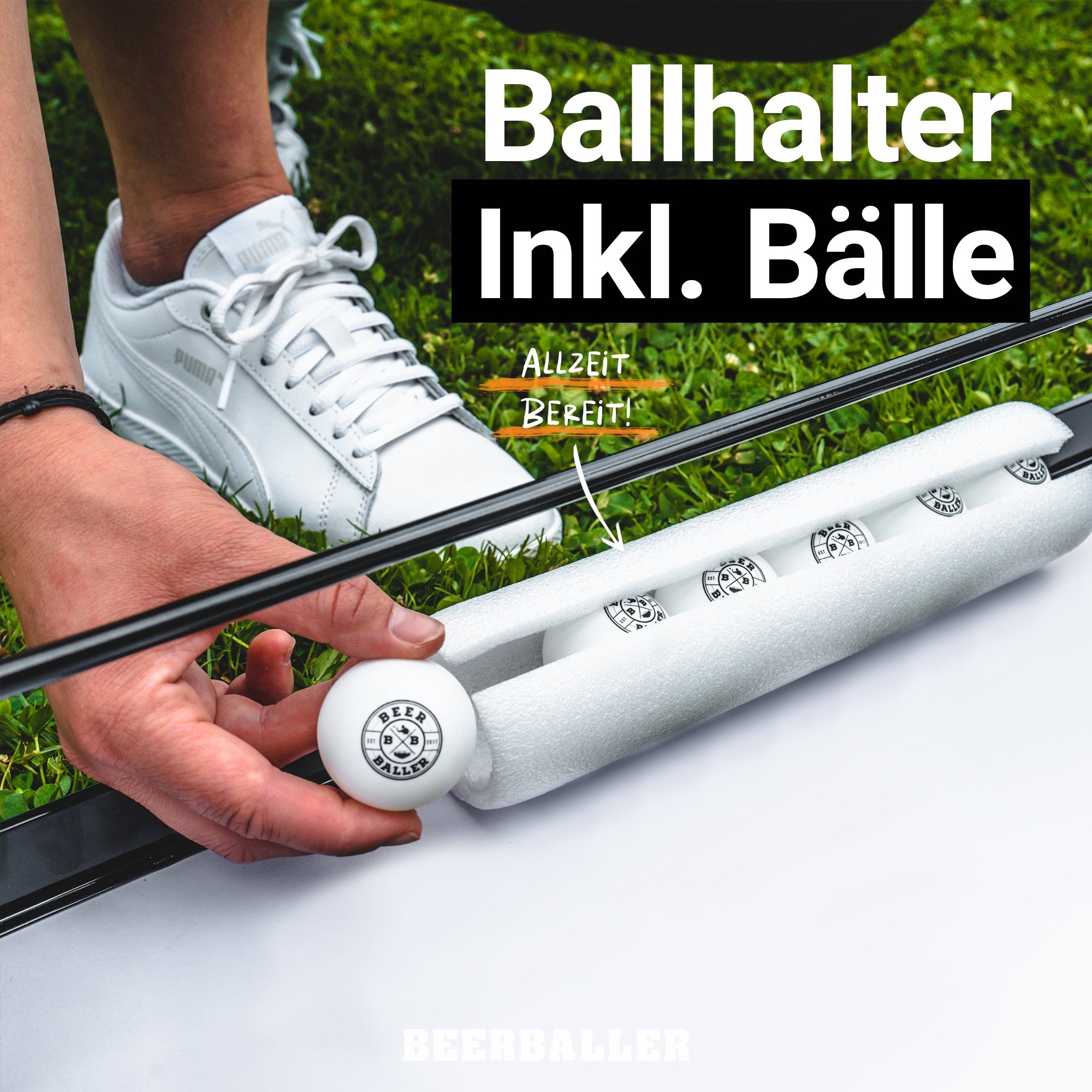 BeerBaller Klapptisch BEERBALLER® Deutschland Beer Pong Tisch
