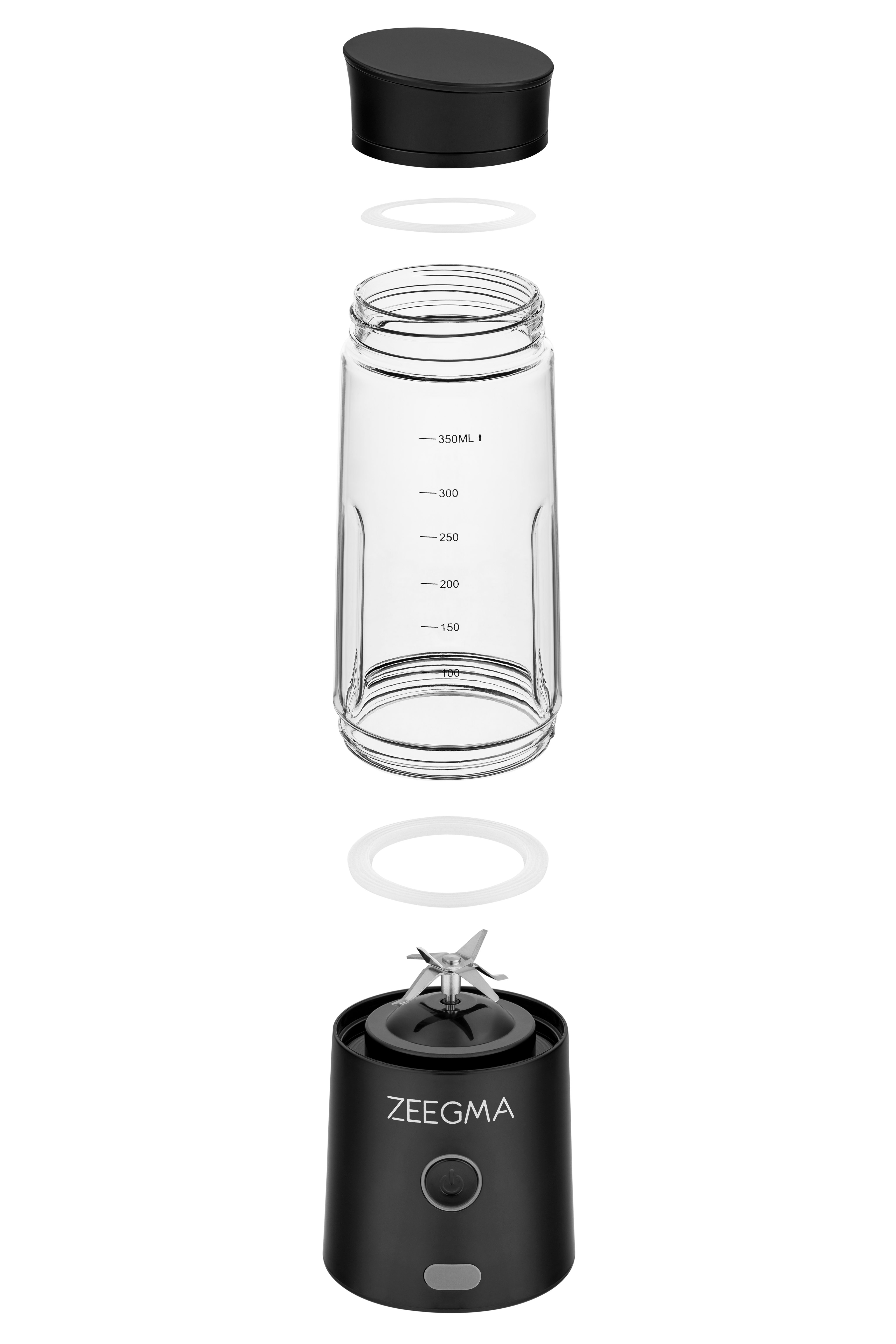 Zeegma Standmixer Vitamine Go, 300,00 W, Mixen und Zerkleinern von Eis / 5000 mAh / 300W