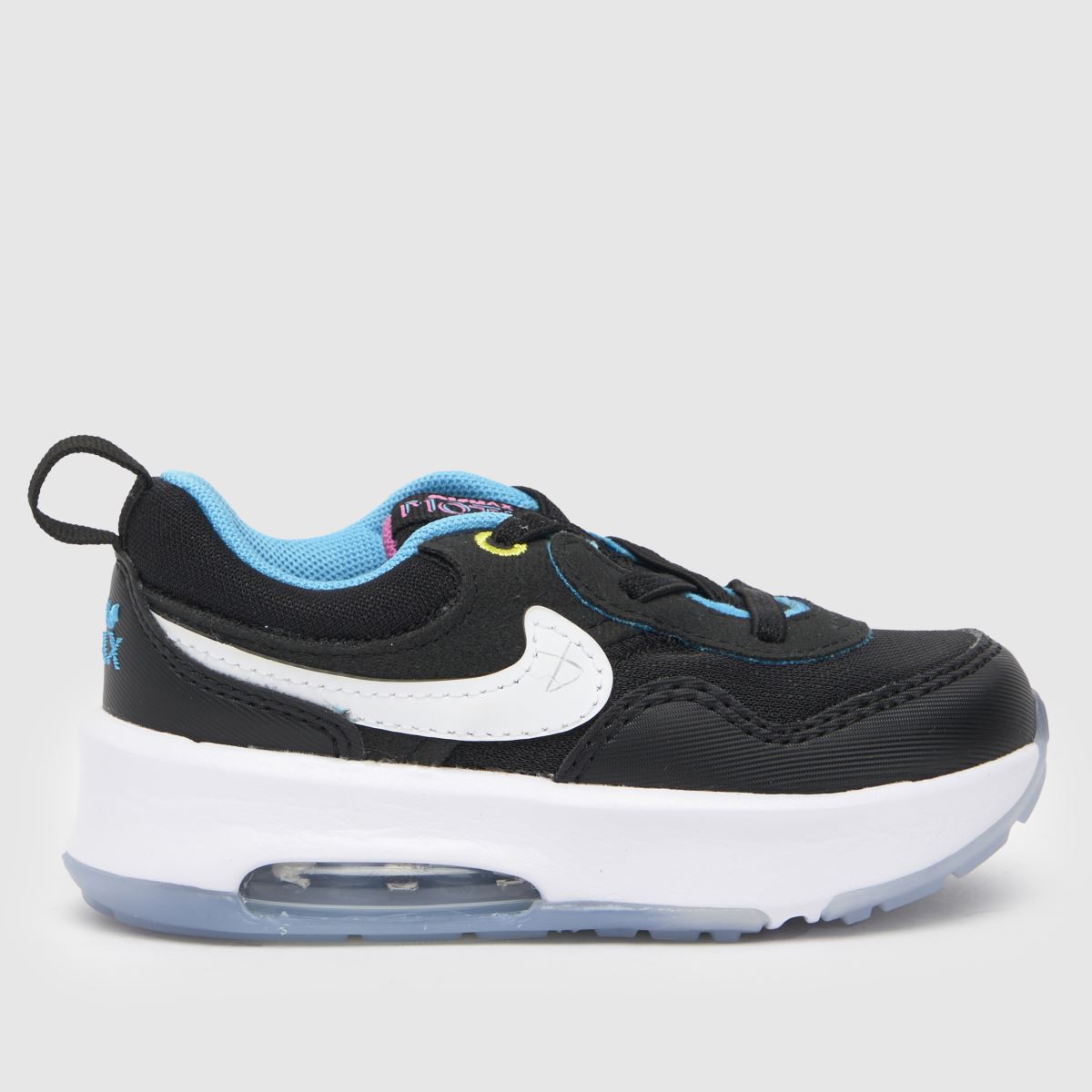 Nike svarta och vita Air Max-motiv för småbarn