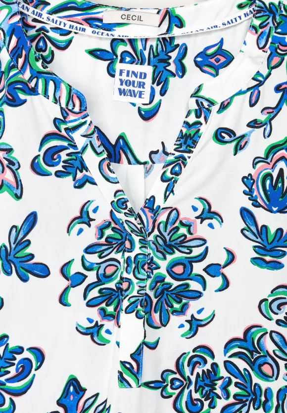 CECIL Ornament Print Bluse