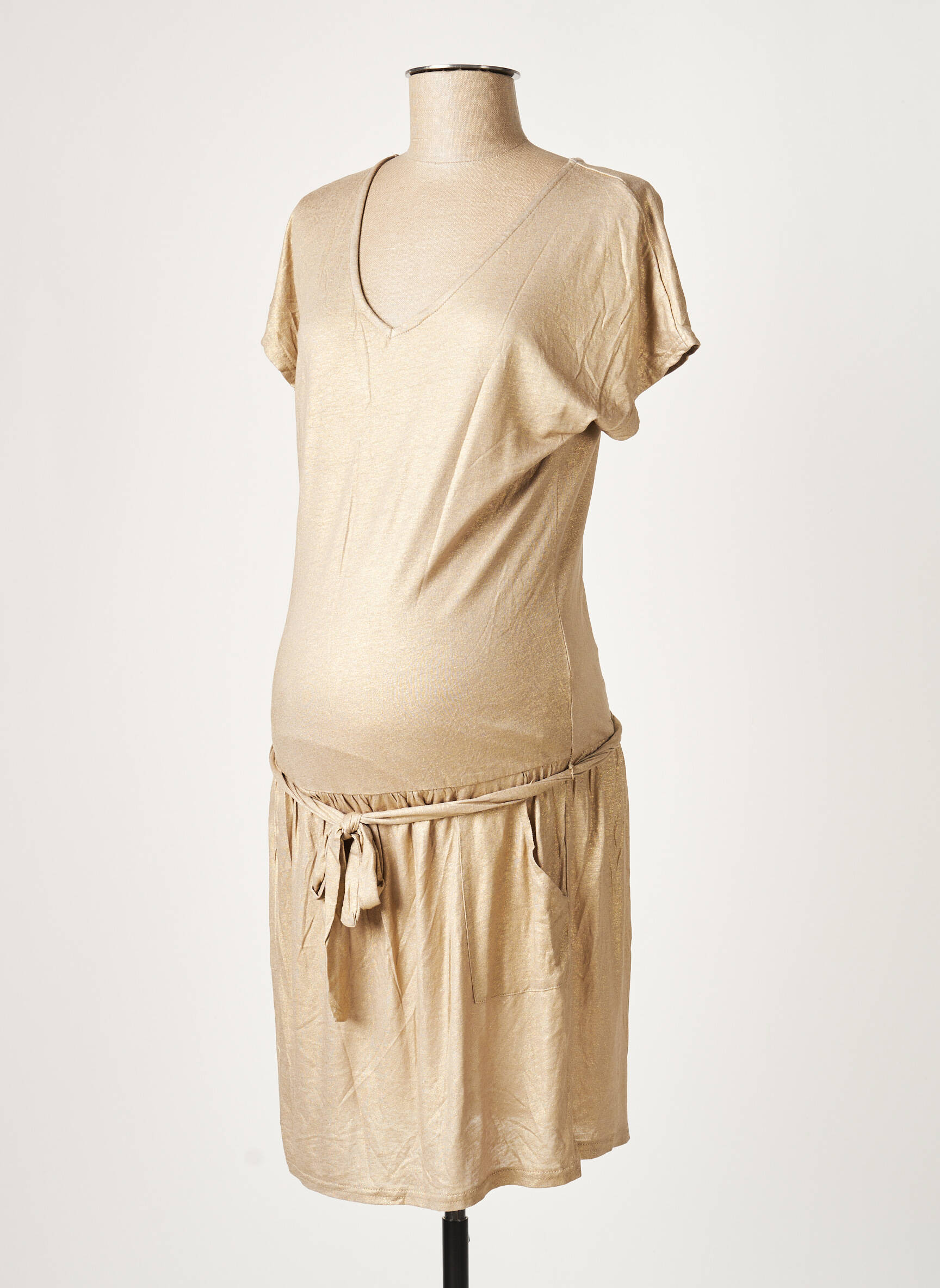 Colline Robes Maternite Femme couleur jaune