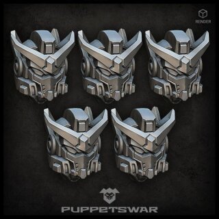Mech Warrior helmets (5)