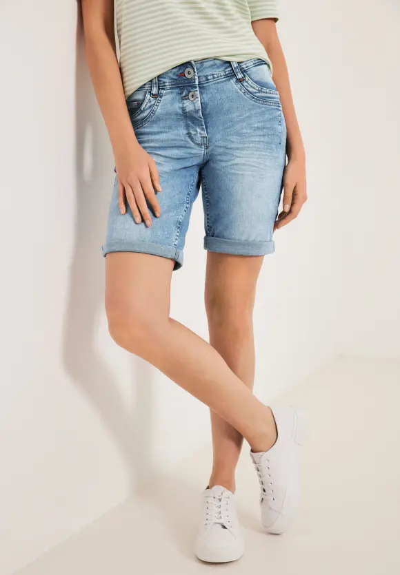 CECIL Loose Fit Jeansshorts