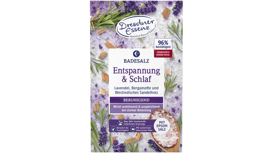 Dresdner Essenz Badesalz Entspannung & Schlaf 60 g