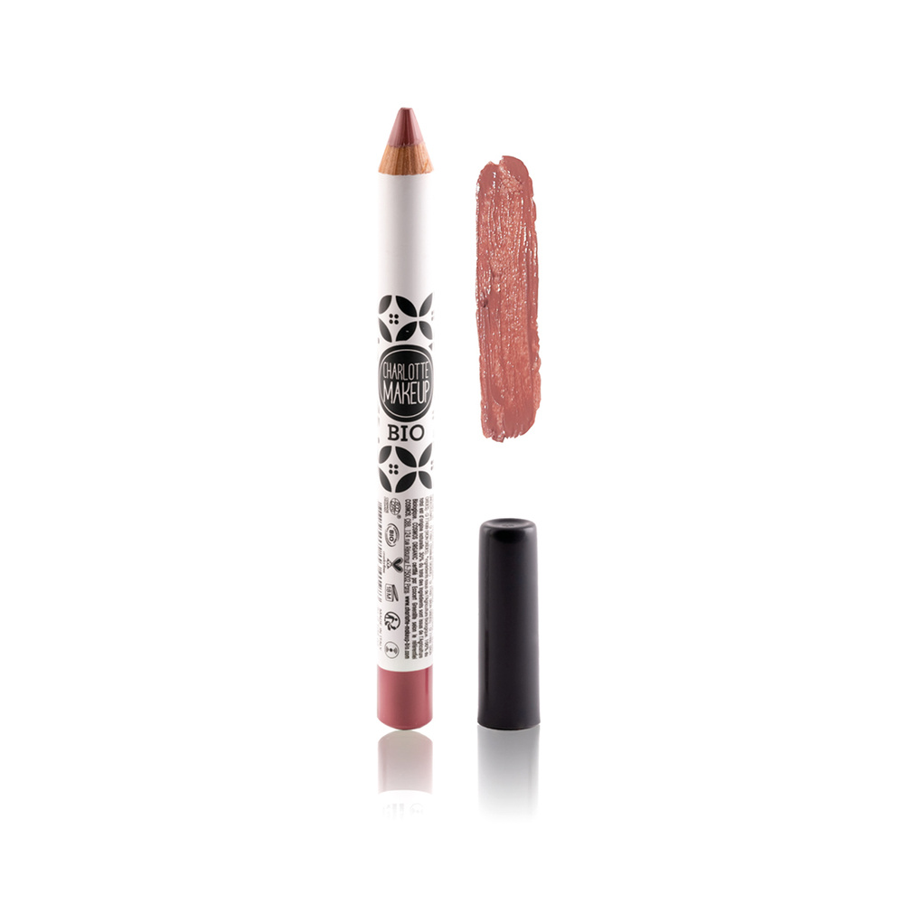 Charlotte Bio Crayons Jumbo Rose Boisé Crayon jumbo