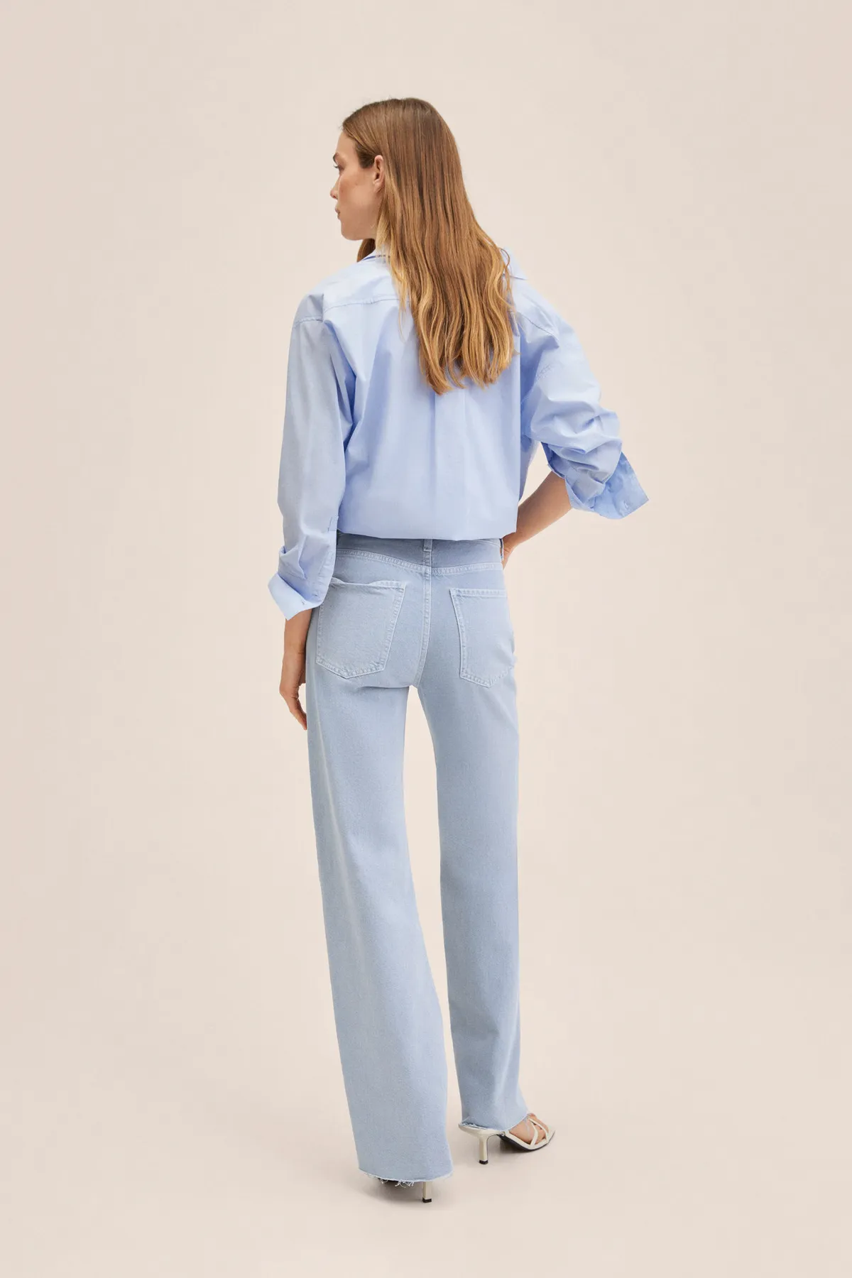 MANGO  Jeans - Blau - Wide Leg