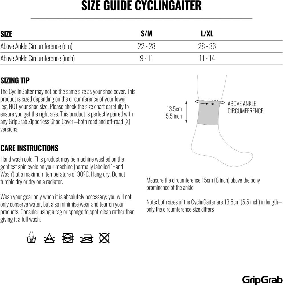 GripGrab CyclinGaitor - Knöchelgamasche kaufen | Bike-Discount