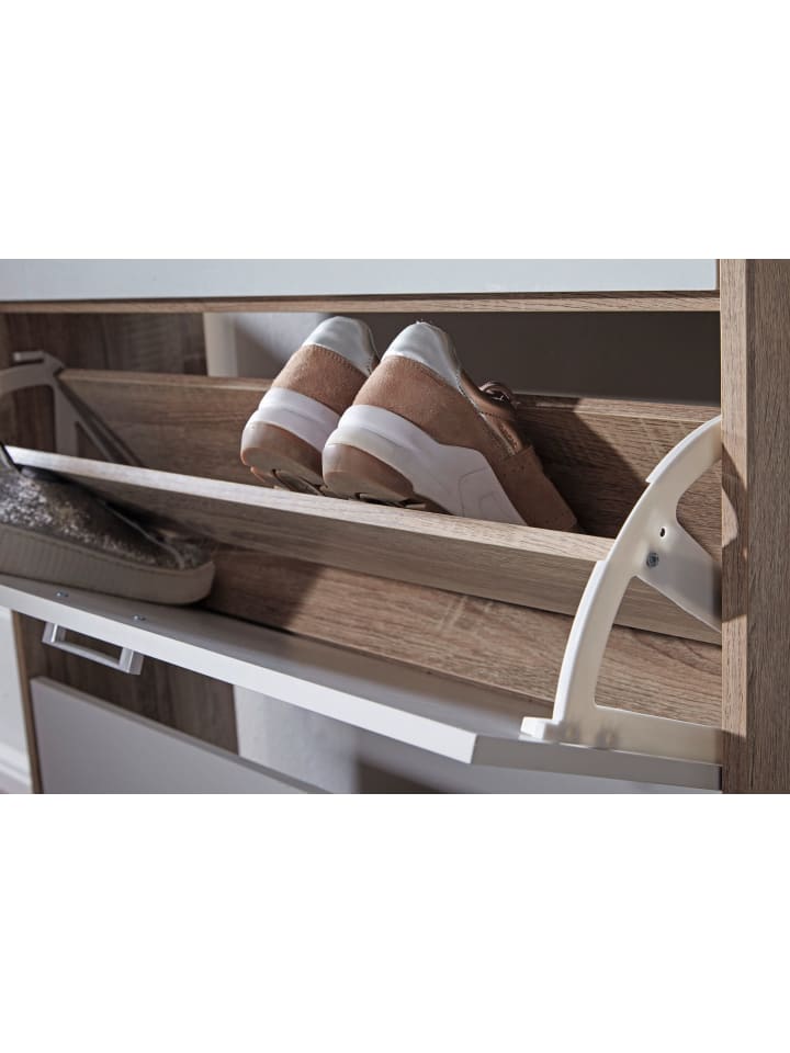 KADIMA DESIGN Schuhkipper | Sonoma Eiche, 80x95x24cm, Schublade günstig kaufen onesize