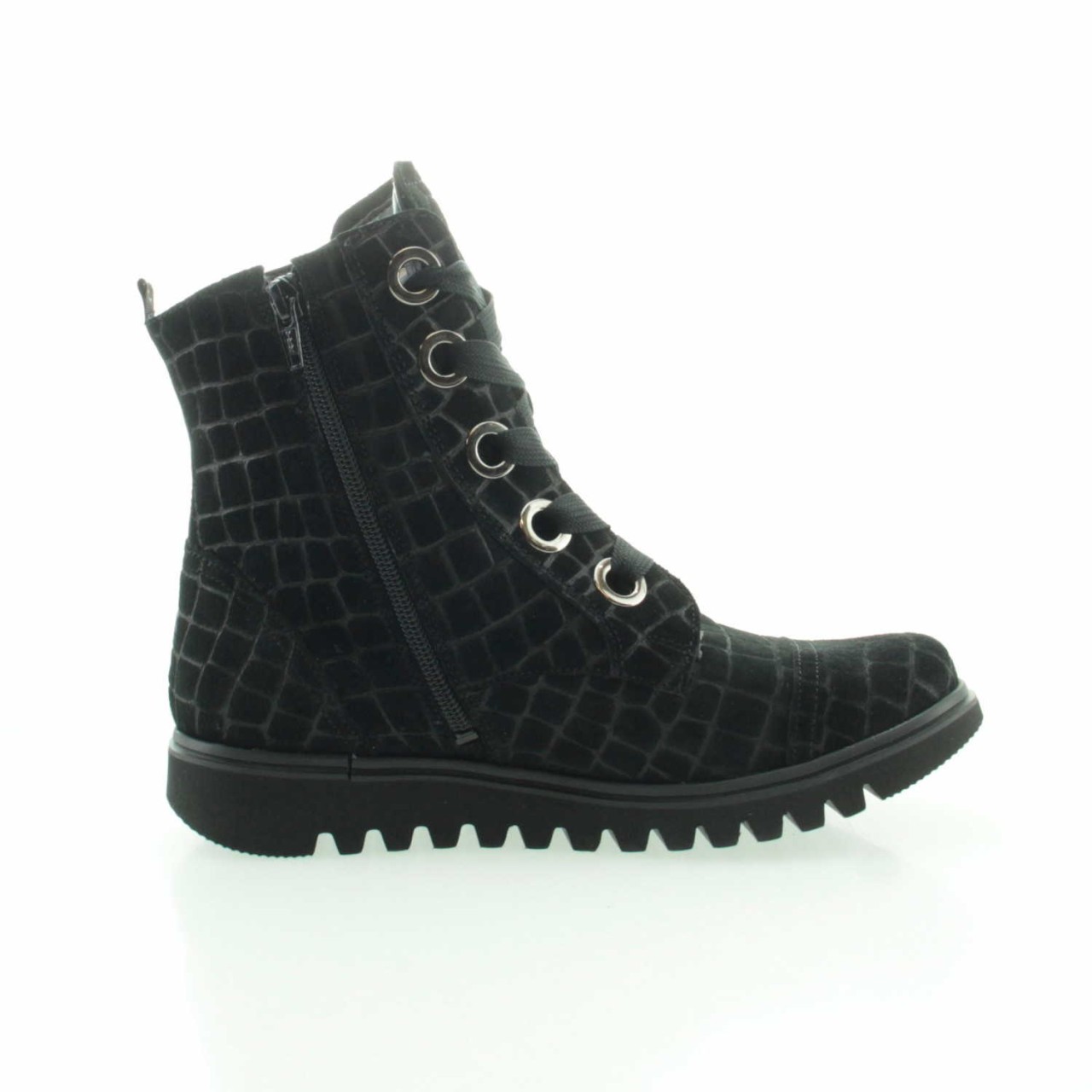 WALDLÄUFER Winterstiefel schwarz