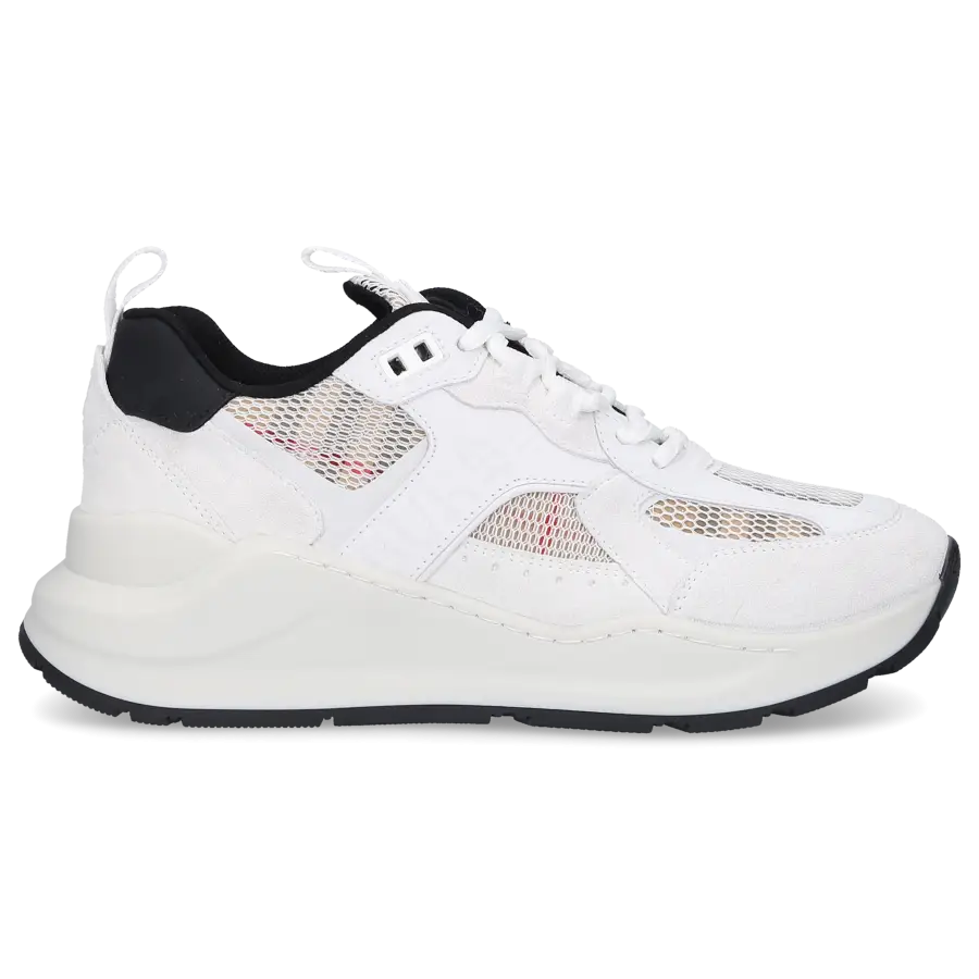 Burberry - Sneaker low 80613541 Kalbsleder - weiß