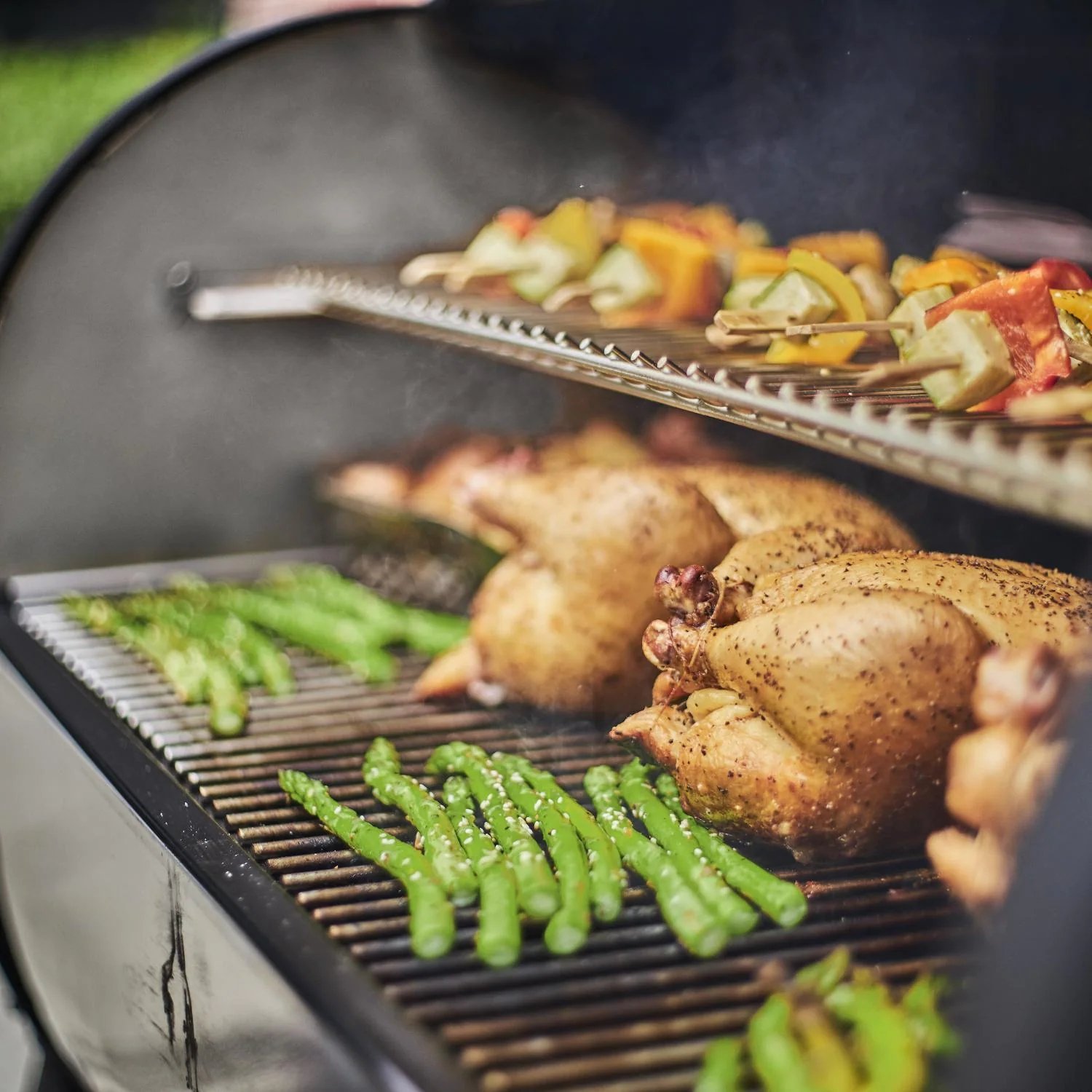 Weber SmokeFire EX6 Gen 2 36-Inch Wi-Fi Enabled Wood Fired Pellet Grill - 23510201