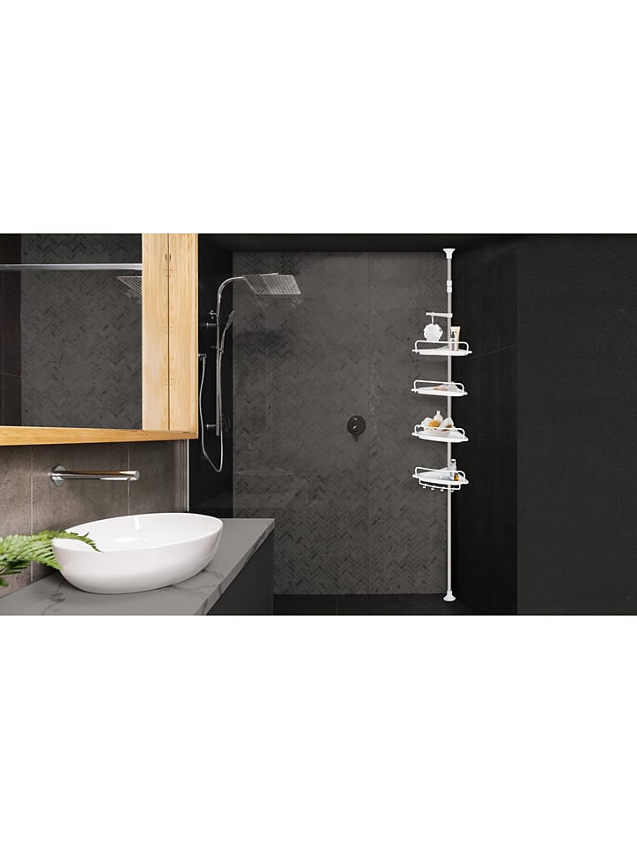 IDOMYA Essentials Duschregal in Weiß - (H)105 cm günstig kaufen onesize